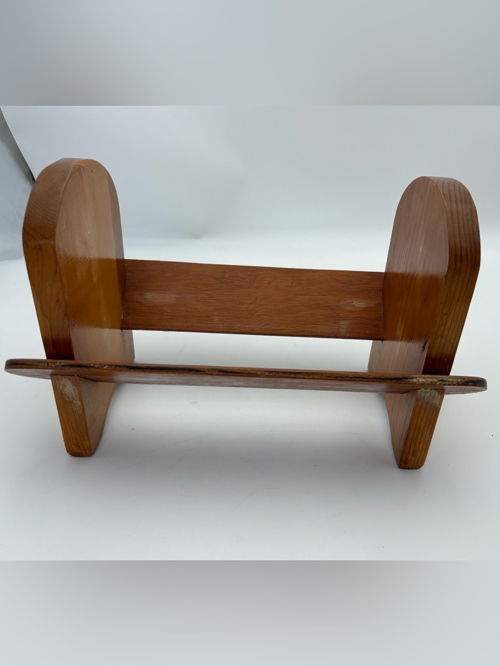 Vintage Wood Cookbook Counter Rack - Picture 2 of 16